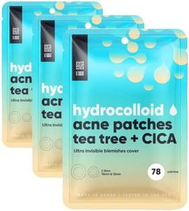 LE GUSHE Korean Pimple Patches for Face (78 Dots) - Hydrocolloid Acne Patches with Tea Tree Oil - Invisible Zit Stickers - Dermatologist Tested - Korean Skin Care (Pack of 3)