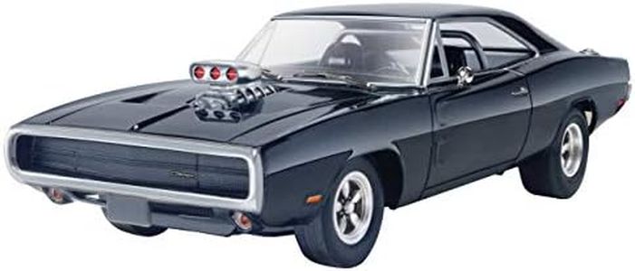 Revell 85-4319 Fast & Furious Dominic’s 1970 Dodge Charger Car Kit 1:25 Scale 122-Piece Skill Level 5 Plastic Model Building Kit, 14 years old and up