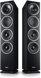 Teufel Theater 500 - HiFi-Stereo-Standlautsprecher Paar, 3-Wege-System, Downfiring Bassreflexsystem, Premium Sound, gleichen Klang an jeder Hörposition - schwarz