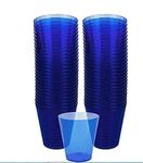 Priya Party Decoration 2 Oz Neon Shot Glasses Pack of 30 (Blue)