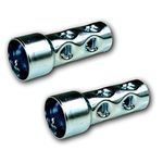 KUSTOM66 010011K66-2 Set of 2 Silencer Insert Killer dB Eater Silencer Approx. 40 mm x 100 mm Universal for Motorcycle Manifold or Exhaust