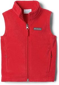 Columbia Baby Steens Mtn Fleece Vest, Mountain Red, 12/18