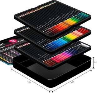 KALOUR 72 Watercolour Pencils – Water Soluble Hexagonal Set for Artists