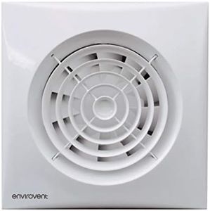 Envirovent SIL100IT Silent Extractor Fan 4" 100MM for Bathroom Intelligent Timer