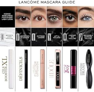Lancôme Lash Idôle Mascara, Black 01 – Volumising, Lash-Lifting, 24HR Wear