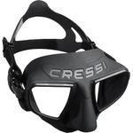 Cressi Atom, Black/Black, Clear Lens