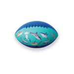 Crocodile Creek Kids Football, 8 inch for Ages 3 Years and Up, Textured Surface for Gripping, Ships Inflated, Sharks