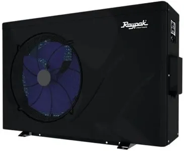 Raypak Crosswind Model 40i Heat/Cool Electric Pool Heat Pump 33K BTU 208/230V Hard Wire - Not a Plug-in -Inverter Technology, 33,000 BTU, WiFi Capable, for Above Ground and In Ground Pools and spas.