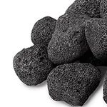 GASPRO 10 lb Large Black Lava Rocks