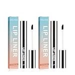 Bisienya Detachable Lip Liner,Tattoo Lip Liner Stain Peel Off Lip Liner,Waterproof Non-smudgeOutline the Lip Shape Plumping Plumps Up Lip Colour With Hyaluronic Acid&Vitamin E for All Skin Types(2Pcs)