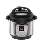 Instant Pot 3 Litres 7-in-1 Multi- Use Programmable Electric Pressure Cooker with Stainless Steel Inner Pot, Slow Cooker, Rice Cooker, Steamer, Sauté, Yogurt Maker And Warmer, Black.