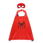 GREAHWD Superhero Cape and Mask for Kids, Boys Superhero Costume, Kids Toys for Halloween, Christmas, Birthday Parties