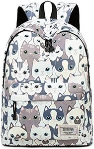 Joymoze Leisure Backpack for Girls Teenage School Backpack Women Backpack Purse, Cat, Large, Classic