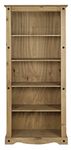 Mercers Furniture Corona Tall Large 5 tier Bookcase