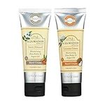 A LA MAISON Moisturizing Cream, Sweet Almond & Coconut Creme - Uses: Hand, Argan Oil, Pure Shea Butter, Essential Oils, Plant Based, Cruelty-Free, SLS and Paraben Free (1.7 Oz, 2 Pack)