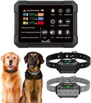 Pawious Wireless Dog Fence & Forbidden Area - High Precision Wireless Containment System for Up to 1 Acre, Real-Time Distance Monitoring, Medium to Large Dogs 6-23in, Set for 2 Dogs - Plus Version