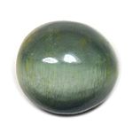 Jewelryonclick Original Round Cat Eye 5 Carat Loose Gemstone for Astrology Green Stone at Wholesale Price