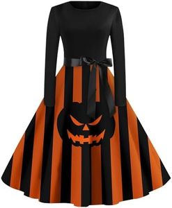 Générique Costume Halloween Femme Costume Pirate Femme Robe Noir Halloween Jupes Femme Taille Langarm Deguisement Zombie Costume Adulte Vente Flash du Jour Et Soldes 6#Orange 4XL