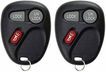KeylessOption Key Fob Replacement for 1998 1999 2000 2001 2002 Chevrolet Chevy Silverado Suburban Tahoe GMC Yukon Sierra Oldsmobile Keyless Entry Remote Control, 3-Button 15732803-2 Pack