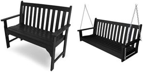 Polywood GNB48BL Vineyard 48" Bench
