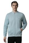 Louis Philippe Men's Polycotton Round Neck Sweatshirt (LYSTCRGP075559_Blue_2XL)