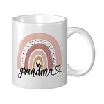 Wisedeal Funny Grandma coffee mug, Promoted To Grandma Mug, New Grandma Gifts First Time, Grandma Mugs Coffee Gift For New Grandma, Birthday Christmas Gift for Grandma, Ceramic White 11 Oz