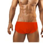 7Power Mens Running Short Shorts with Large Split Sides Color Solid Red Size M