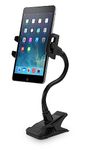 Macally Adjustable Clip-On Mount with Holder for iPad/Tablet