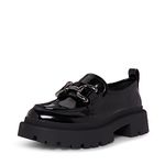 Madden Girl Women's Ashlee Loafer, Black Box, 5.5 UK