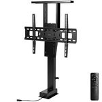 VIVO Motorized Large TV Stand for 37 to 77 inch Screens, Vertical Lift Television Stand with Remote Control, Compact TV Mount Bracket, MOUNT-E-UP80D