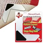 NeverCurl 4pk Rug Corner Grippers -