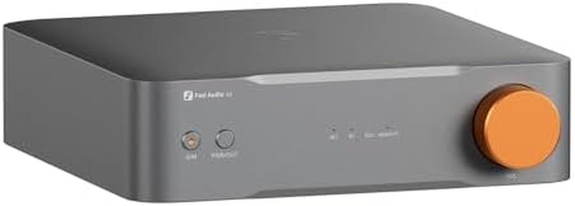 Fosi Audio S3 HiFi Music Streamer DAC Preamp, AK4493SEQ DAC Wi-Fi 6 Bluetooth 5.3, Digital Transport with XLR Balanced/Optical/Sub Out/HDMI eARC, AirPlay 2 Spotify Connect Tidal, 5-Band EQ