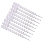 WKM Transfer Pipette Dropper 3ml Measuring Pipettor Disposable Graduated Pipette Liquid Pasteur Pipette (Pack of 50)