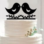 Bakell Love Birds Wedding Cake Topper - Custom Cake Toppers from