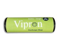 Vipron Garbage Bags (Extra Large) 15 Bags 30 X 37 Inches (Pack of 1) for Dustbin Bags/Trash Bag/Black