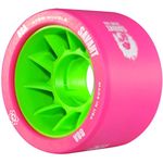 Atom Savant Roller Wheels - Ultra Light For Perfect Speed and Control, Pink 88A, Set of 8