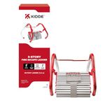 Kidde 468094 Three-Story Fire Escape Ladder with Anti-Slip Rungs, 25-Foot