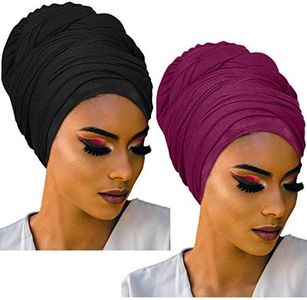 Ankara African Print Soft Headwraps Headband Long Hair Head Wrap Scarf Turban Tie Jersey Knit African head wraps