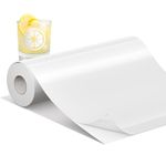 IROHTV Permanent Vinyl White Vinyl Roll Compatible with Cricut-12 x 40FT Adhesive Vinyl for Cutting Machine, DIY for Customization, Durable on Smooth Surface