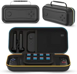 Switch 2 carrying case, large-capacity hard shell travel bag,2025 Nintendo Switch second generation hard protective case,Large space to accommodate chargers game card and accessories
