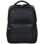 Kenneth Cole Reaction On Track Pack Vegan Leather 15.6” Double Compartment Laptop Backpack With RFID