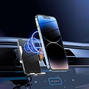 Wireless Car Charger,VNBBT 15W Fast Charging Auto Clamping Car Charger Phone Mount Phone Holder for iPhone 14 13 12 11 Pro Max Xs, Samsung Galaxy S23 Ultra S22 S21 S20, S10+ S9+ Note 9, etc