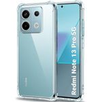 TheGiftKart Transparent Crystal Clear Back Cover Case for Mi Redmi Note 13 PRO 5G | Shockproof Soft TPU | Cushioned Edges for Ultimate Protection Back Cover for Redmi Note 13 Pro (TPU, Transparent)