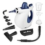 Chemical-Free Steam Cleaning with 9-Piece Accessories, Steam Cleaner for Stain Removal, Carpets, Curtains, Car Seats, Kitchen Surface & Much More…