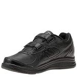 New Balance Women's 577 V1 Hook and Loop Walking Shoe, Black/Black, 10 W