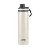 Milton Sparkle 600 Thermosteel Insulated Water Bottle, 625 ml, Ivory | Hot and Cold | Leak Proof | Office Bottle | Sports | Home | Kitchen | Travel | Easy to Carry | Rust Proof