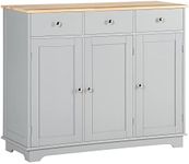 HOMCOM Kitchen Storage Cabinet, Sid