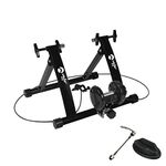 Velo Pro Magnetic Turbo Trainer Variable Resistance Indoor Bike Trainer for Road and Mountain Bicycles (Black)