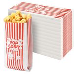 SEPGLITTER 320Pcs Popcorn Bags, Popcorn Box, Popcorn Bags Small, Candy Bag Popcorn Paper Bags Party Bag Popcorn Machine Accessories for Popcorn Bars Movie Nights