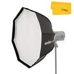 Godox AD-S60S 60cm/23.6inch Portable Softbox Octagon Umbrella Style with Godox Mount Quick Install for AD400 Pro AD300 Pro Studio Flash and Godox ML60 LED Light